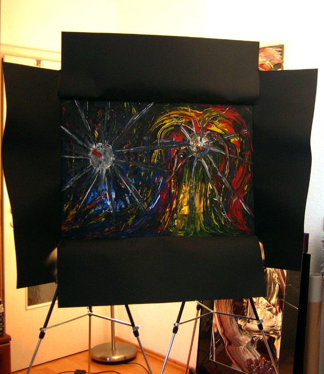 ARTE-OMNI Original-Bild Aufstellung fuer Photo-Session